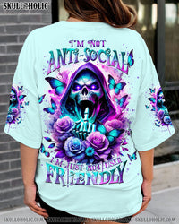 I'M NOT ANTI-SOCIAL REAPER ANGRY ALL OVER PRINT - TLNT0812231