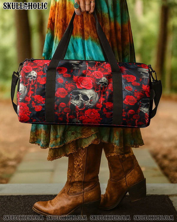SKULL ROSES TRAVELLING BAG - TLNZ2008253