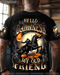 HELLO DARKNESS MY OLD FRIEND HALLOWEEN ALL OVER PRINT - YHHN0408251