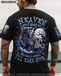 HEAVEN DON'T WANT ME SKULL ALL OVER PRINT - TLNZ2108253