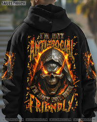 I'M NOT ANTI-SOCIAL MAD REAPER SKULL ALL OVER PRINT - YHLN13102501