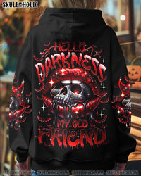 HELLO DARKNESS MY OLD FRIEND HALLOWEEN LIP ALL OVER PRINT - TY2108242