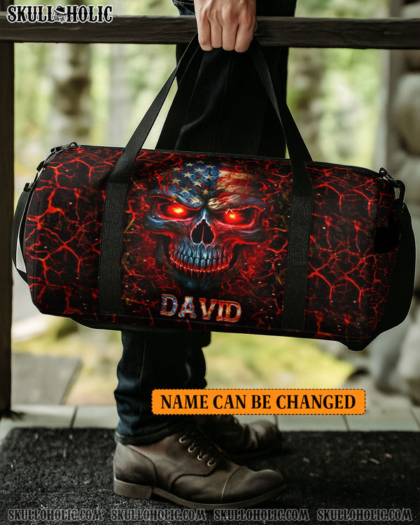 AMERICAN FLAG SKULL TRAVELLING BAG - YHHN0409255