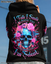 BE CAREFUL WHEN I'M SILENT SKULL ROSE ALL OVER PRINT - TLNZ1912233