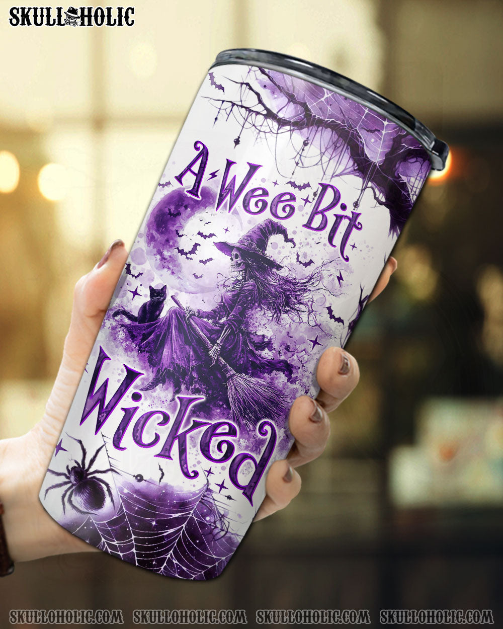 A WEE BIT WICKED HALLOWEEN TUMBLER - TLNO0409242