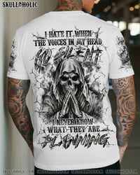 I HATE IT WHEN THE VOICES IN MY HEAD GO SILENT ALL OVER PRINT - YHLN1710251