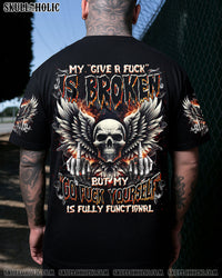 MY GIVE A F IS BROKEN SKULL WINGS ALL OVER PRINT   - TLNZ2605251