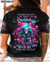 THE GOOD GIRL IN ME ROSE SKULL ALL OVER PRINT - TLTW1212231