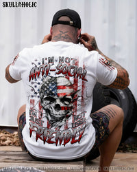 I'M NOT ANTI-SOCIAL  SKULL ALL OVER PRINT - TLNT1010252