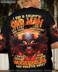 I AM A GRUMPY OLD MAN SKULL WINGS ALL OVER PRINT - TLTR1603242