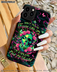 DON'T TRY TO FIGURE ME OUT SKULL PHONE CASE - YHLT1903255