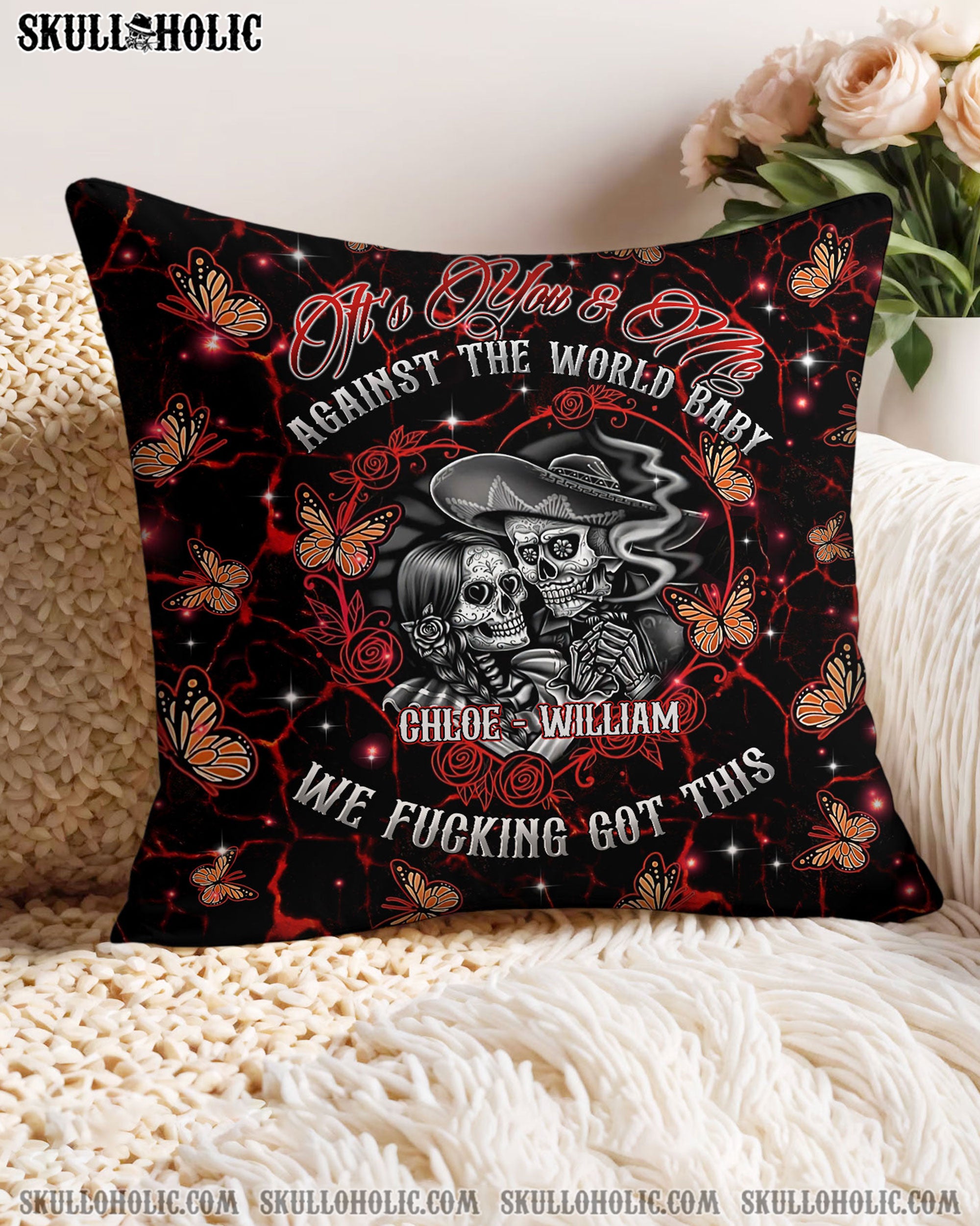 PERSONALIZED IT'S YOU AND ME COUPLE PILLOW  - TLTR0901252