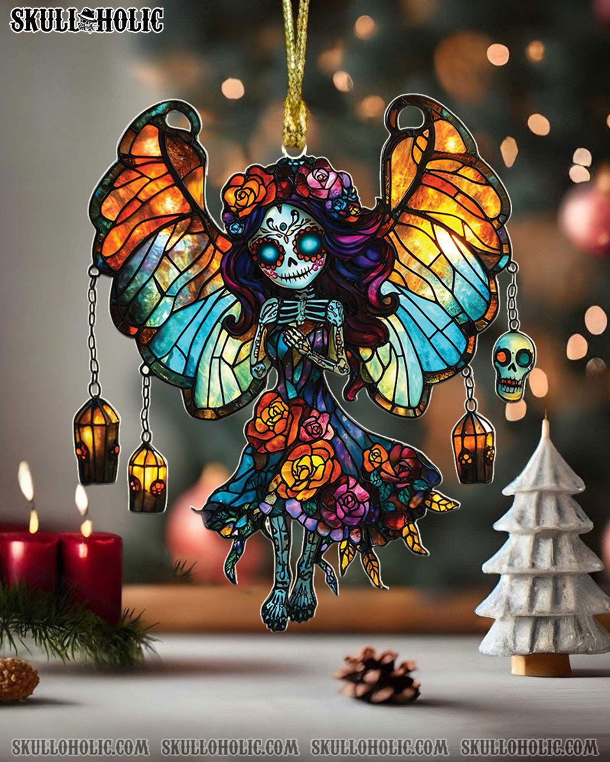 SKELETON FAIRY ORNAMENT & KEYCHAIN - YHHG1508254
