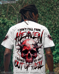 I DIDN'T FALL FROM HEAVEN SKULL ALL OVER PRINT - TLNT1609253