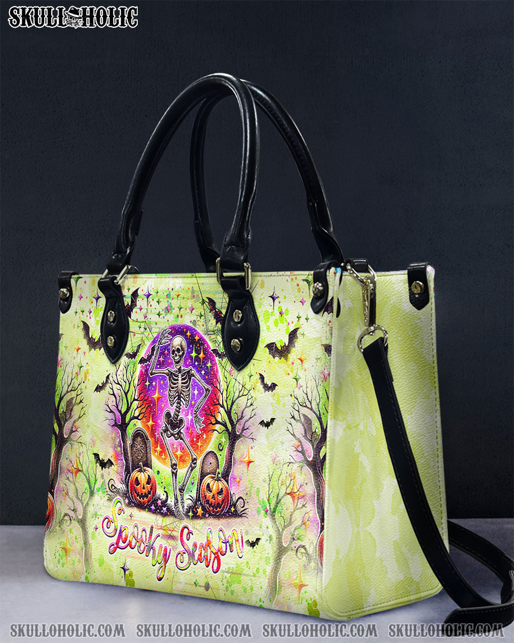 SPOOKY SEASON LEATHER HANDBAG - YHHG2008244