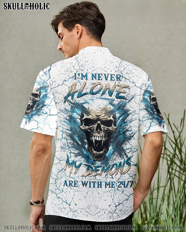 I'M NEVER ALONE SKULL DEMON BASEBALL JERSEY - YHLN0507246