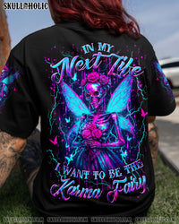 KARMA FAIRY SKULL SKELETON ROSE ALL OVER PRINT - YHHG0910254