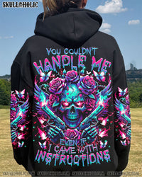 YOU COUDN'T HANDLE ME SKULL ROSE ALL OVER PRINT - TLTR0202244