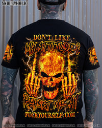 DON'T LIKE MY ATTITUDE SKULL ALL OVER PRINT - YHHN1809251