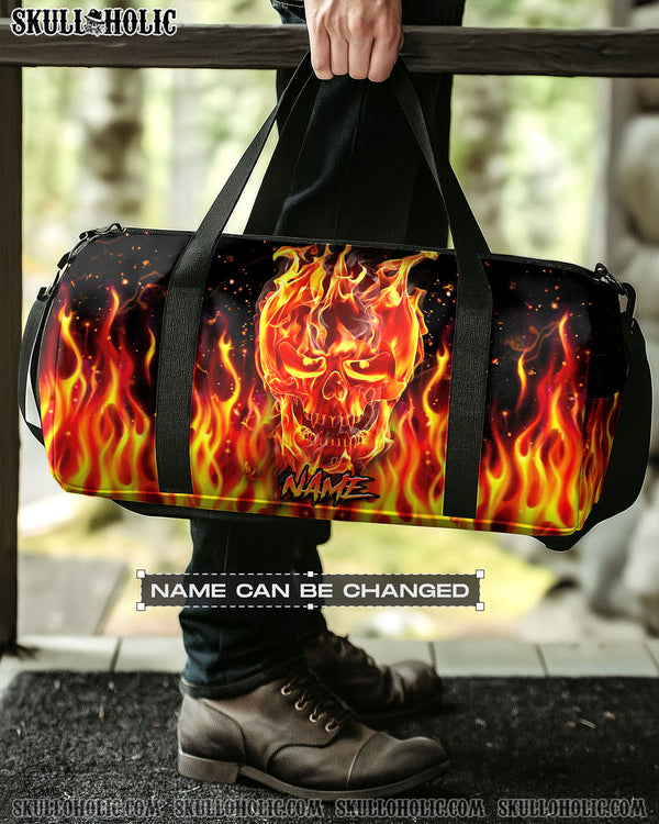 SKULL IN FIRE TRAVELLING BAG - YHHG2908255