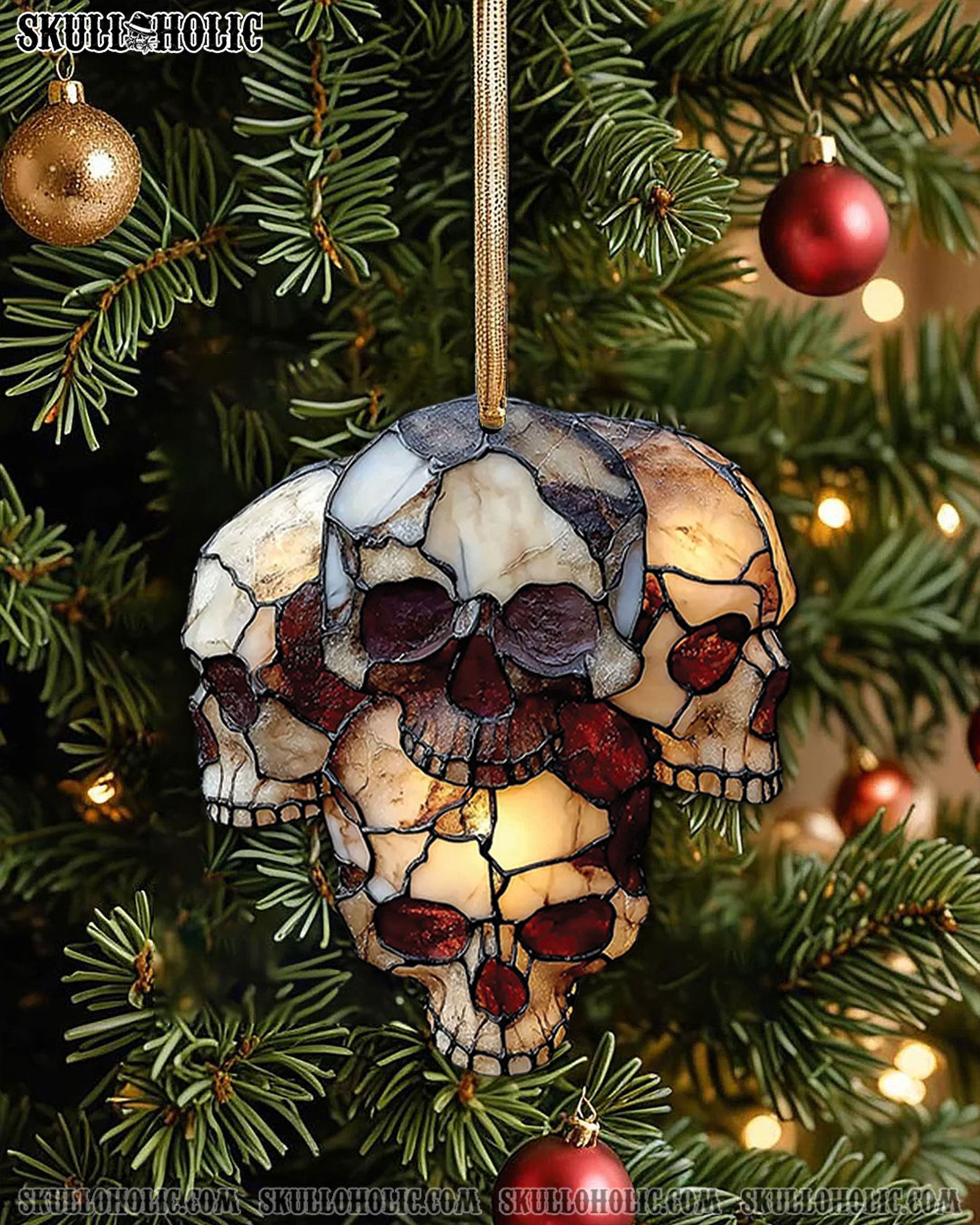 GOTHIC SKULL ORNAMENT & KEYCHAIN - YHHN1508254