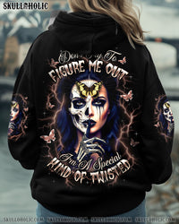 DON'T TRY TO FIGURE ME OUT SKULL  ALL OVER PRINT - TLTW2609252