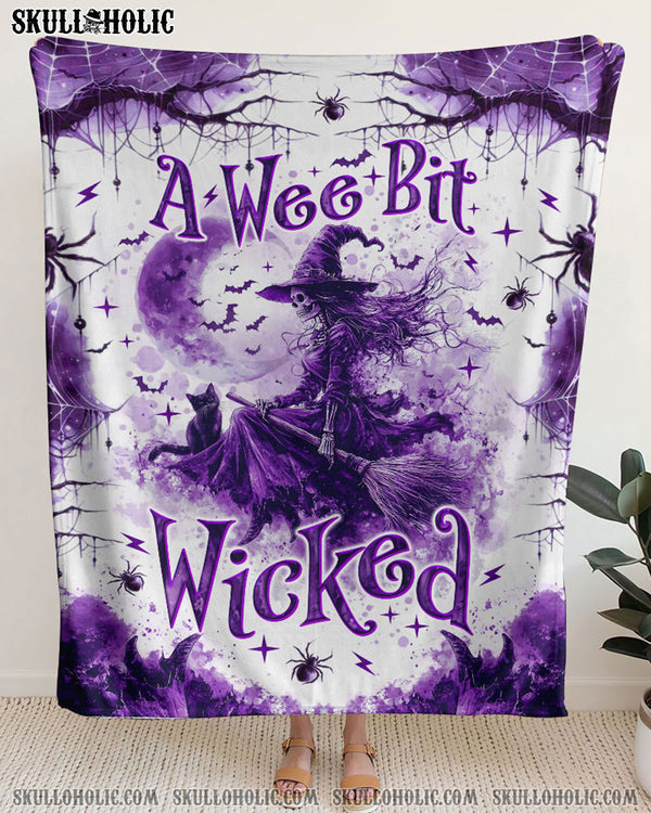 A WEE BIT WICKED HALLOWEEN FLEECE BLANKET - TLNO0409243