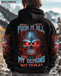 ONE DAY I'M GONNA JUST SAY DEMON SKULL ALL OVER PRINT - TLNZ1812244