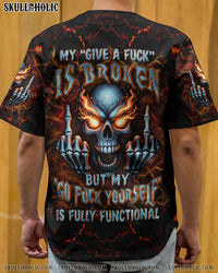 MY GIVE A F IS BROKEN BASEBALL JERSEY - YHLN0803243