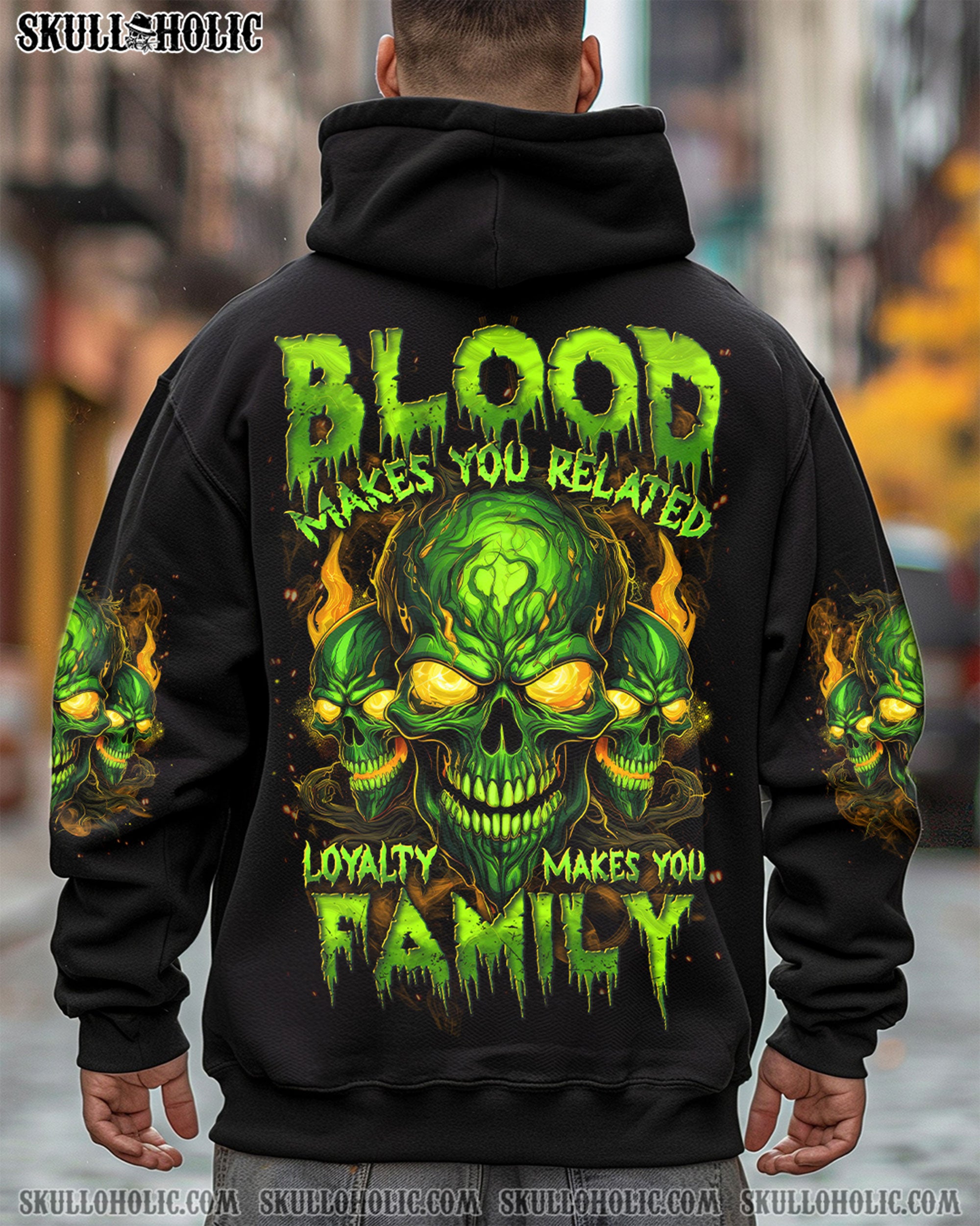 LOYALTY MAKES YOU FAMILY SKULL ALL OVER PRINT - TYTD2506252
