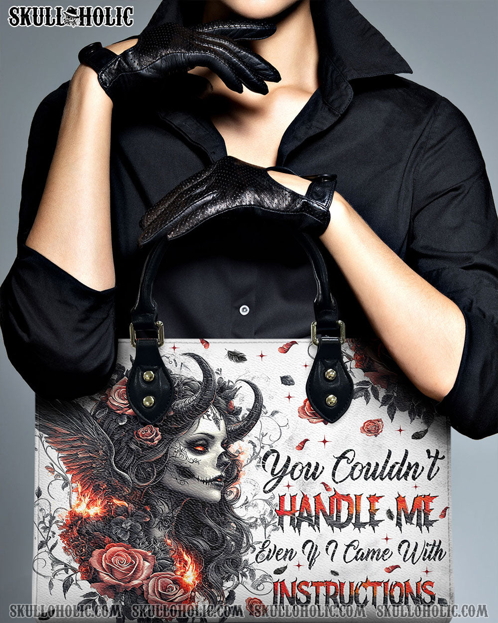 YOU COULDN'T HANDLE ME LEATHER HANDBAG - TYTM3008241