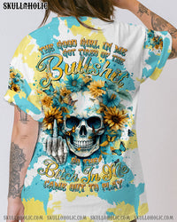THE GOOD GIRL IN ME SKULL FLOWER ALL OVER PRINT - TLTR3107242