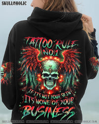 TATTOO RULE SKULL WINGS ALL OVER PRINT - YHLN0311231