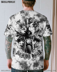 LIFE BEHIND BARS BIKER SKULL ALL OVER PRINT - TLTR0407251
