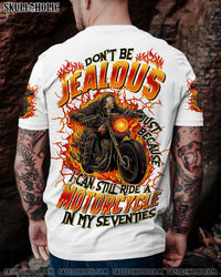 DON'T BE JEALOUS BIKER SKULL ALL OVER PRINT  - TLTR2406253