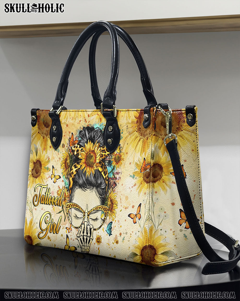 TATTOOED GIRL LEATHER HANDBAG - YHHN2211244