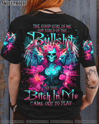 THE GOOD GIRL IN ME SKULL WINGS ALL OVER PRINT - TLNO1212232
