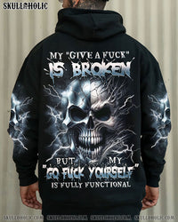 MY GIVE A F IS BROKEN SKULL ALL OVER PRINT - TLNZ2412241