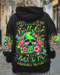 THE GOOD GIRL IN ME SKULL FLOWER ALL OVER PRINT - YHDU1212241