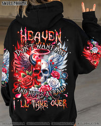 HEAVEN DON'T WANT ME ALL OVER PRINT - TYQY020124