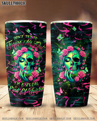DON'T TRY TO FIGURE ME OUT SKULL TUMBLER - YHLT2003252