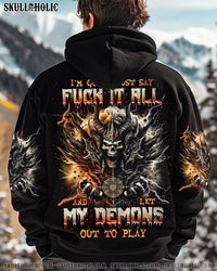 ONE DAY I'M GONNA JUST SAY DEMON SKULL ALL OVER PRINT - TLNZ0612241
