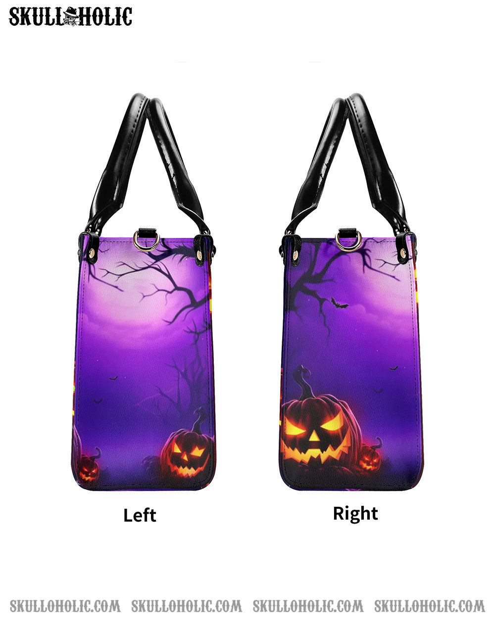 SCARY WITCH HALLOWEEN LEATHER HANDBAG - YHHN2908244