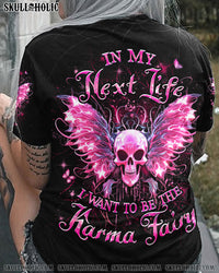 KARMA FAIRY SKULL WINGS ALL OVER PRINT - YHDU611231