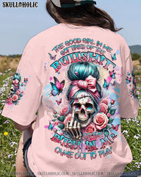 THE GOOD GIRL IN ME MESSY BUN ALL OVER PRINT - TLNZ1004242