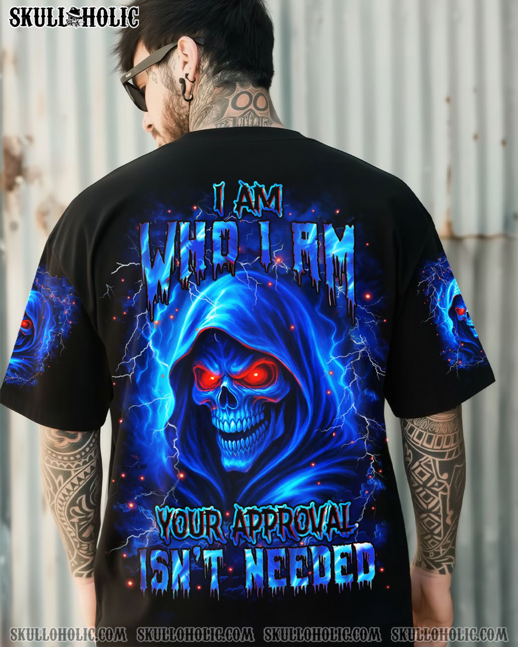 I AM WHO I AM SKULL REAPER ALL OVER PRINT - YHHN1710251