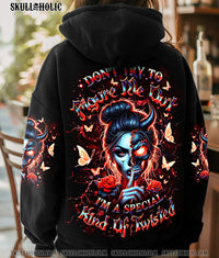 DON'T TRY TO FIGURE ME OUT SKULL ALL OVER PRINT - YHDU0601251