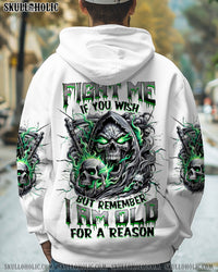 FIGHT ME IF YOU WISH REAPER SKULL ALL OVER PRINT -  TLNZ0802251