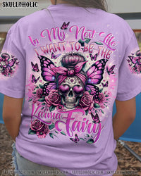 KARMA FAIRY MESSY BUN ALL OVER PRINT - TYTD0905243