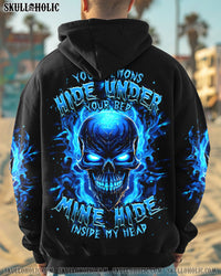 YOUR DEMONS HIDE UNDER YOUR BED SKULL ALL OVER PRINT  - TLTR2006251